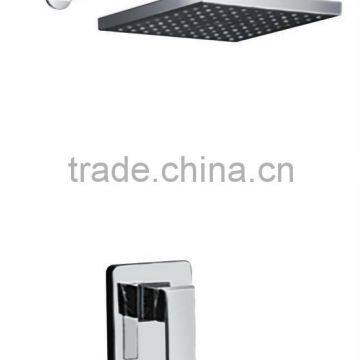 Modern Design Square Shape Single Handle Concealed In Wall Mount Bath Shower Set