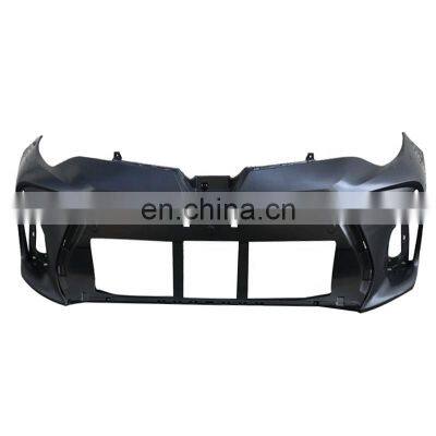 High quality car body parts front bumper for Toyota corolla 2017 USA SE