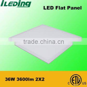 Dimmable DLC ETL Approval 36W 100lm/W 2X2 Light LED Panel 60X60