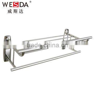 Bathrrom accessories Stainless Steel china bathroom hotel style towel racks.