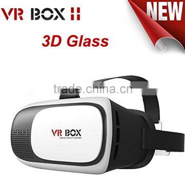 New 3D Virtual Reality 3D VR Glasses, ABS+PC Excellent Visual 3D Glasses VR Box