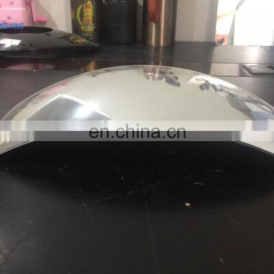 wholesale convex mirror glass with aluminum chrome  or blue coating mirror lens