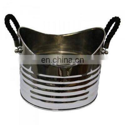 designer metal ice bucket