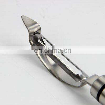 Kitchen Tools Stainless Steel Fruits Vegetables Peeler With Hanging Loop photo-2