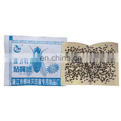 OEM Factory Supply Disposable Fly Glue Trap Paper Insect Sticky Board Cards On Sales