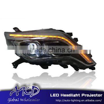AKD Car Styling for Toyota Prado LED Headlights C-Type 2014-2015 Prado LED Head Lamp Projector Bi Xenon Hid H7 photo-3