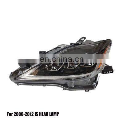 VLAND Factory Sequential 2th Gen XE20 IS 220d/F 300 350 Head Lamp 2006-2012 car lighting system led headlightsFor IS250 IS350