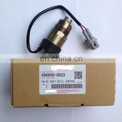 GENUINE CONTROL VALVE 096600-0033 DIESEL FUEL SPILL CONTROL VALVE,SOLENOID VALVE 096600 0033,VALVE ASSY 0966000033