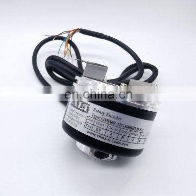 BHG incremental hollow shaft encoder  1000ppr line driver optical encoder