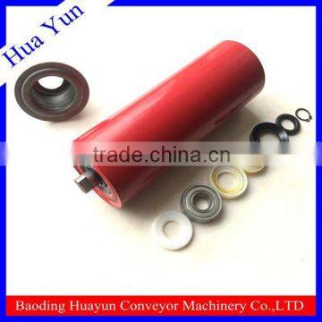 89mm steel pipe belt conveyor troughing steel belt idler for mining conveyor system