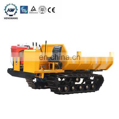 China hydraulic truck dumper loading capacity 0.5-8 ton crawler carrier mini dumper