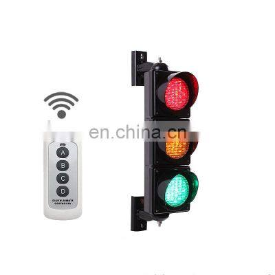 Wireless Controller 3x100mm LED Traffic Light Red Amber Green LED Traffic Signal Light Remote Controller photo-3