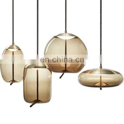 Hot Sale Indoor Decorative Pendant Light New Design Fashion Good Quality Metal Glass Chandelier Lamp