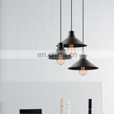 Industrial Lamp Shade Lampara Colgante Negra Nordic Moderner Luminaria Pendente Vintage Pendant Kitchen Light Lamp Lighting photo-2