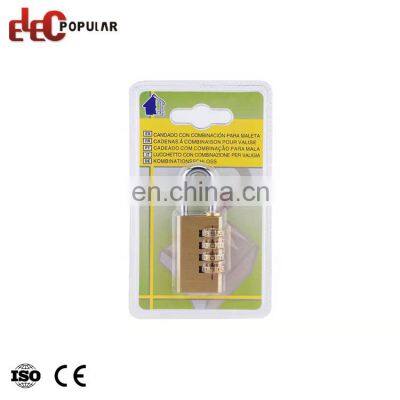 Wholesale 4 Digit Brass Combination Password Padlock With Steel Shackle photo-5