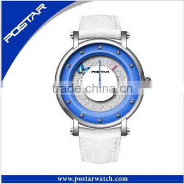 Elegance White Leather Fashion Ladies Watches