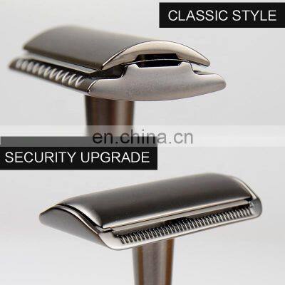 Ready to Ship Mens Womens Safety Razor Matte Rose Gold Shaving Razor photo-2