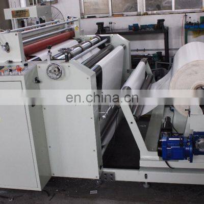 PP PE Non Woven Fabric Roll to Sheet Cutting Machine With Slitting Function photo-2