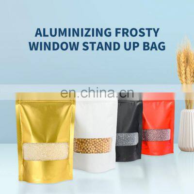 Different Designs Plastic Aluminum Mylar Foil Doypack Pouch Ziplock Bags for Coffee Tea Powder Packaging