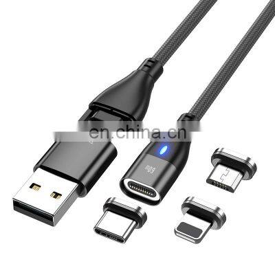 Wholesale  PD 60W 6 in 1 Magnetic fast Charging USB type c Cable  Charger data cable For Iphone