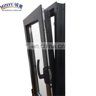 New Design Aluminium Windows Aluminum Frame Tilt And Turn Double Glazed Window