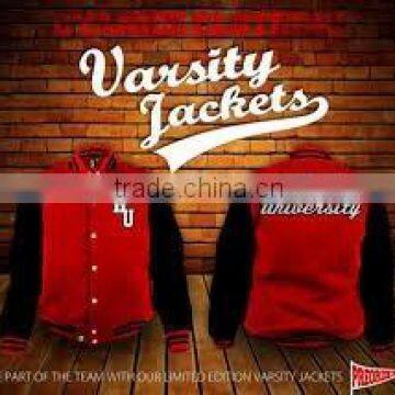 Custom Varsity Jacket/Mens Melton Wool Varsity Jackets Wholesale/Custom Bomber Jacket Wholesale