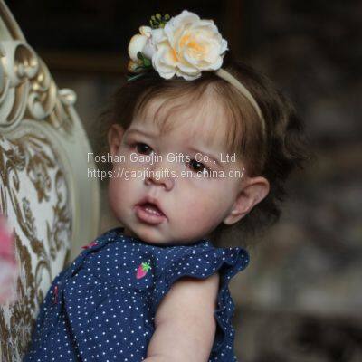 Factory Direct Sales Simulation Baby Reborn Doll 55cm Soft Sugar Gel Doll Custom Production of Various Sizes of Dolls photo-5