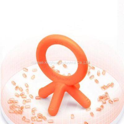 Teeth-grinding stick teeth-glue baby silicone potable toy