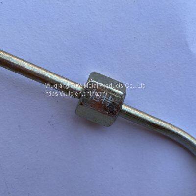 Air - Cooled Diesel Accessories Generator Road Cutting Machine Accessories High - Pressure Tubing Black Nickel