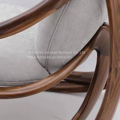 Move Rocking Chair A Rocking Armchair With Great Aesthetic Balance. photo-4