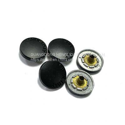 HLD Button Factory Wholesale 15mm plating spring snap button for garment