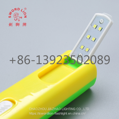 Горячая продажа накопительная солнечной энергией LED-фонарик марки SWORD LION модель C03