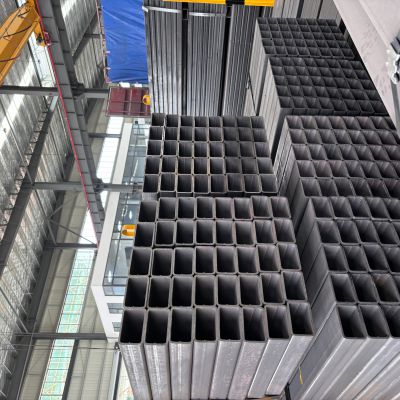 Square tube carbon steel pipe black hollow section carbon steel Q235 square metal tube