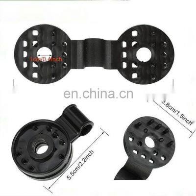 Shade Cloth Clips - Black Round Plastic Sun Shade Clip