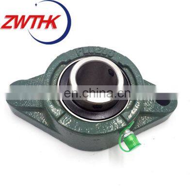 Cast iron flange pillow block bearing housing assembly ASFB 203 ASFB203 bearing