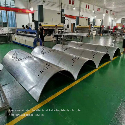 Aluminum Hyperbolic Decorative Panel, Suitable for Exterior Wall Decoration photo-3