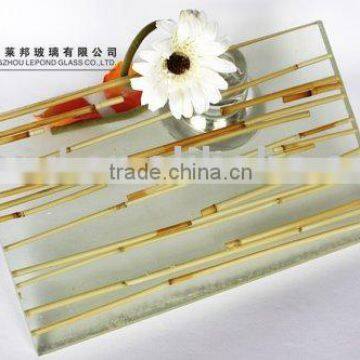 artistic laminated glass