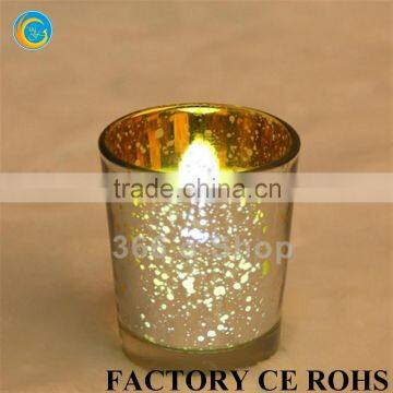 Golden glass candle mercy candle cup candle wedding