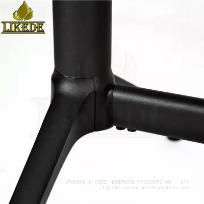 Outdoor Dining Rectangle Restaurant Table With Aluminum Base Stylish Outdoor Table for Enjoying Meals photo-5