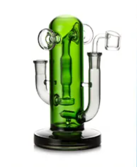 Vibrant Colorful Backwater Glass Smoking Pipe Hookah and Lamb Lighting