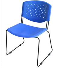 PP plastic plate writing chair with table board training chair training chair