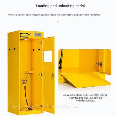 Pharmaceutical Grade Gas Safety Locker: Smart Vented Storage Cabinet With High-Sensitivity Leakage Probe for GMP Cleanrooms photo-5