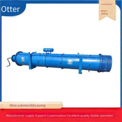 500qksf500 - 130/300kw mine multistage submersible pump with high load capacity, check valve and floating design