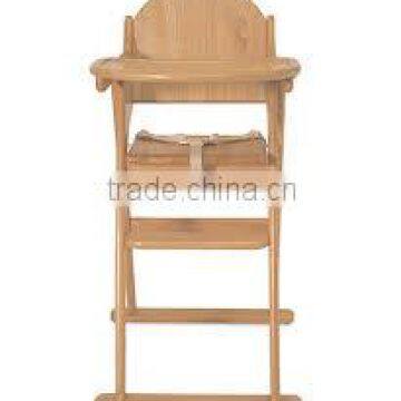 Searuns Kids Wooden Fold-away Highchair