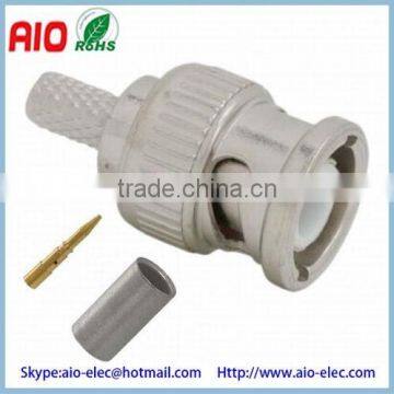 50ohm Crimp BNC Male Connector for RG 58 cable