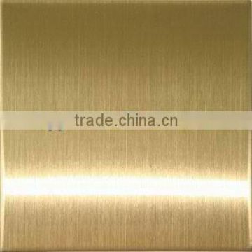 rose golden hairline finish stainless steel sheet best product for import