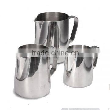 Top quality Frothing Pitcher for Espresso Machines Stainless Steel Milk Frothers Latte Jug                        
                                                Quality Choice