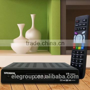 2015 Hot selling Openbox V8 DVB-S2 + DVB-T2 Twin Tuner HD Satellite Receiver Supported 3G,GPRS,LAN,USB WiFi iptv Openbox V8