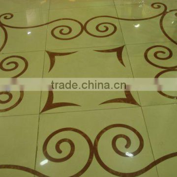 marble inlay floor pattern