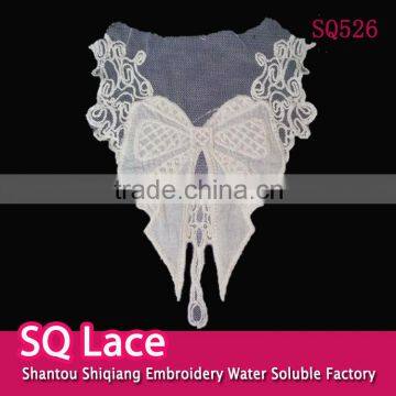 Cotton lace collar embroidery lace collar for making apparel wholesale